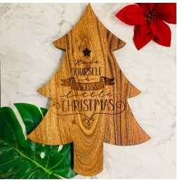 HAVE YOURSELF A MERRY LITTLE CHRISTMAS TREE CHOPPING BOARD - XMAS033