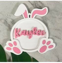 PERSONALISED EASTER BUNNY TAG - E030