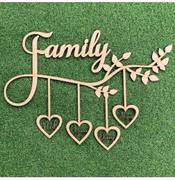 FAMILY WALL PLAQUE - FAM046