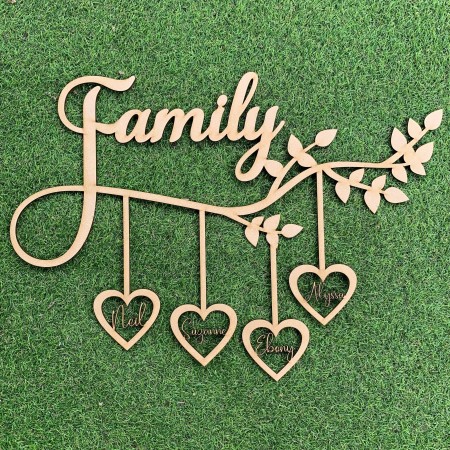 FAMILY WALL PLAQUE - FAM046
