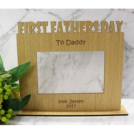 FIRST FATHERS DAY PHOTO FRAME - M729