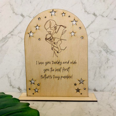 FIRST FATHER'S DAY PLAQUE - M795