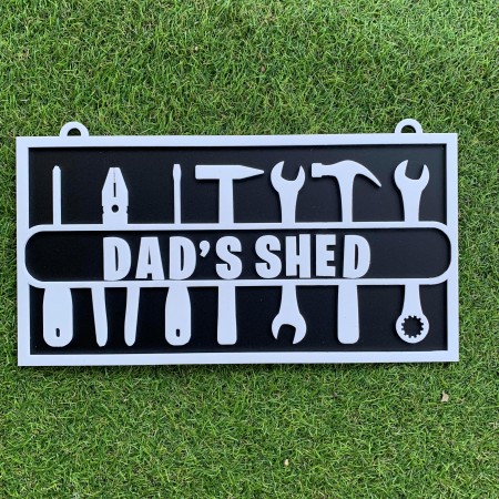 DAD'S SHED ACRYLIC WALL PLAQUE - M903