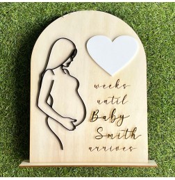 COUNTDOWN TO BABY'S ARRIVAL PLAQUE - MD029