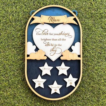 MOTHER'S DAY STAR PLAQUE - MD031