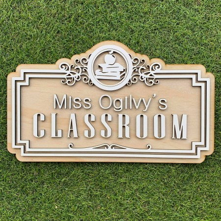 PERSONALISED CLASSROOM DESK SIGN - T035