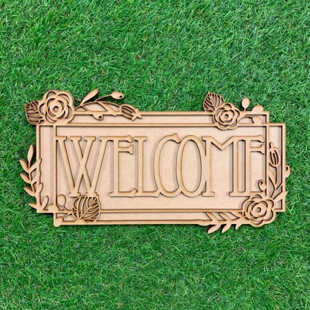 WELCOME 2D WALL PLAQUE - WA078