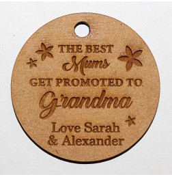 BEST MUMS GET PROMOTED TO GRANDMA KEY RING - M707