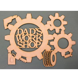 DAD'S WORKSHOP (GEARS)- M459