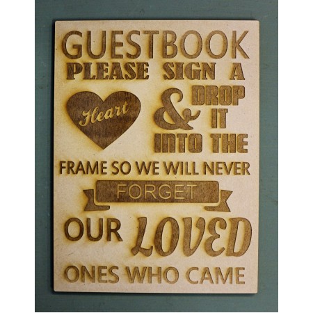 GUESTBOOK SIGN - M612