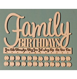 FAMILY BIRTHDAY BOARD - M400