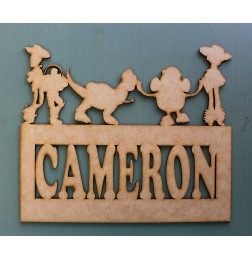 TOY STORY NAME PLAQUE - M347