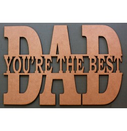 YOU'RE THE BEST DAD MONOGRAM - M478