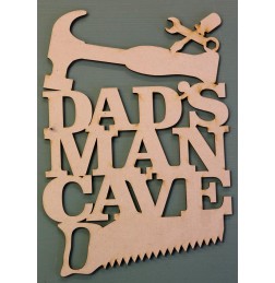 DAD'S MAN CAVE (SAW AND HAMMER) - M461